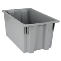 Contenants Stack & Nest, 9" x 18" x 11", Gris PB Rental Co. Ltd.