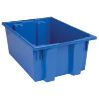 Contenants Stack & Nest, 8" x 19,5" x 13,5", Bleu PB Rental Co. Ltd.