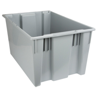 Contenants Stack & Nest, 15" x 29,5" x 19,5", Gris PB Rental Co. Ltd.