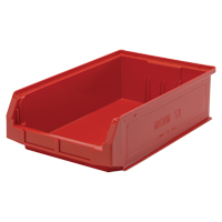 Contenants g&eacute;ants empilables, 12,375" la x 19,75" p x 5,875" h, Rouge PB Rental Co. Ltd.