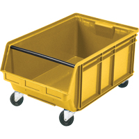 Mobile Giant Stacking Bin, 11-7/8" H x 18-3/8" W x 29" D, 150 lbs. Capacity, Yellow PB Rental Co. Ltd.
