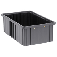 Bacs divisibles conducteurs, Polypropyl&egrave;ne, 10-7/8" la x 16-1/2" p x 6" h, Noir PB Rental Co. Ltd.