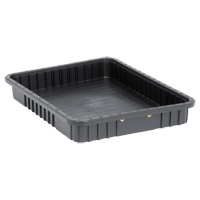 Bacs divisibles conducteurs, Polypropyl&egrave;ne, 17-1/2" la x 22-1/2" p x 3" h, Noir PB Rental Co. Ltd.