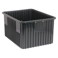 Bacs divisibles conducteurs, Polypropyl&egrave;ne, 17-1/2" la x 22-1/2" p x 8" h, Noir PB Rental Co. Ltd.