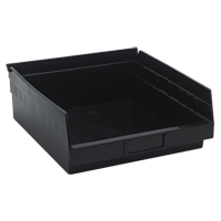 Bac pour &eacute;tag&egrave;re &eacute;conomique, 11-1/8" la, 4" h x 11-5/8" p, Noir PB Rental Co. Ltd.