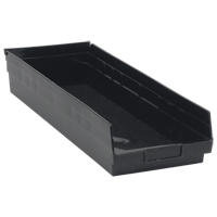 Bac pour &eacute;tag&egrave;re &eacute;conomique, 8-3/8" la x 4" H x 23-5/8" p, Noir, Capacit&eacute; 60 lb PB Rental Co. Ltd.