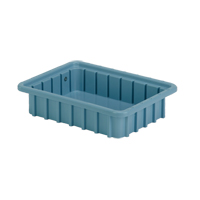 Contenants Divider Box, Poly&eacute;thyl&egrave;ne, 10,8" la x 8,3" p x 2,5" h, Bleu p&acirc;le PB Rental Co. Ltd.