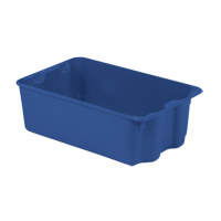 Contenants Stack-N-Nest Polylewton, 7,9" x 24" x 14,1", Bleu PB Rental Co. Ltd.