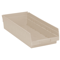 Economy Shelf Bin, 8-3/8" W x 4" H x 17-7/8" D, Ivory PB Rental Co. Ltd.
