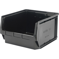 Stacking Container, 18.375" W x 18.375" D x 11.875" H, Black PB Rental Co. Ltd.