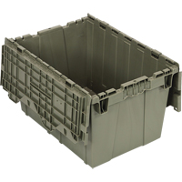 Conteneur &agrave; couvercle attach&eacute;, 12,75" x 19,25" x 15,25", Vert PB Rental Co. Ltd.