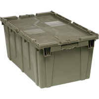 Boîte de transfert avec couvercle, 12,5" x  x , Gris PB Rental Co. Ltd.