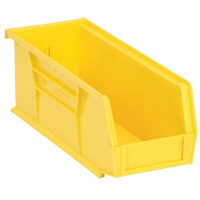 Ultra Stack & Hang Bin, 4-1/8" W x 4" H x 10-7/8" D, Yellow PB Rental Co. Ltd.