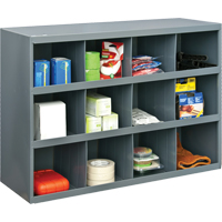 Armoires pour bacs de rangement, Acier, 12 tiroirs, 33-3/4" x 12" x 23-7/8", Gris PB Rental Co. Ltd.