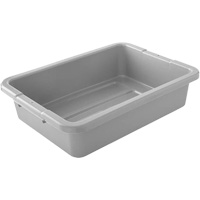Bus/Utility Boxes - Grey, 5" H x 15" D x 20" L, Plastic, Grey PB Rental Co. Ltd.