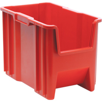 Contenants &agrave; empiler g&eacute;ants, 10,875" la x 17,5" p x 12,5" h, Rouge PB Rental Co. Ltd.