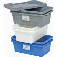 Cross Stack Bins, 11" W x 17.25" D x 12" H, Grey PB Rental Co. Ltd.