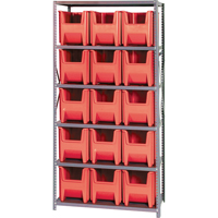 &eacute;l&eacute;ment de rayonnage, Acier, Sans boulons, Capacit&eacute; 800 lb, 36" la x 75" h x 18" p PB Rental Co. Ltd.