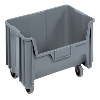 Mobile Giant Stack Container, 12-7/16" H x 19-7/8" W x 15-1/4" D, 250 lbs. Capacity, Grey PB Rental Co. Ltd.