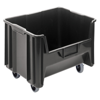 Mobile Giant Stack Container, 12-7/16" H x 19-7/8" W x 15-1/4" D, 250 lbs. Capacity, Black PB Rental Co. Ltd.