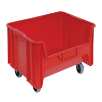 Mobile Giant Stack Container, 12-7/16" H x 19-7/8" W x 15-1/4" D, 250 lbs. Capacity, Red PB Rental Co. Ltd.