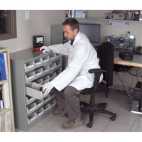 Casier robuste pour pi&egrave;ces KPC-HD, Acier galvanis&eacute;, 30 tiroirs, 34-3/5" x 15-7/10" x 34-3/5", Gris PB Rental Co. Ltd.