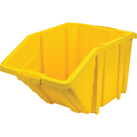 Bac g&eacute;ant en plastique, 15-1/2" la x 13" H x 25" p, Jaune, Capacit&eacute; 200 lb PB Rental Co. Ltd.