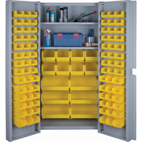 Deep Door Combination Cabinets, 38" W x 24" D x 72" H, Grey PB Rental Co. Ltd.