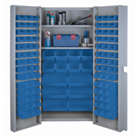 Deep Door Combination Cabinets, 38" W x 24" D x 72" H, Grey PB Rental Co. Ltd.