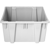 Stack & Nest Palletote Box, 13" x 15.5" x 19.5", Grey PB Rental Co. Ltd.