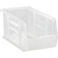 Clear-View Ultra Stack & Hang Bin, 4-1/8" W x 4" H x 10-7/8" D, Clear PB Rental Co. Ltd.