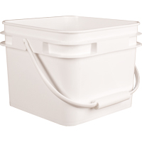 Seau carr&eacute;, Plastique, 2,1 gal. PB Rental Co. Ltd.