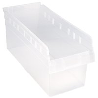Bacs pour &eacute;tag&egrave;re Store-Max, 8-3/8" la x 8" H x 17-7/8" p, Transparent, Capacit&eacute; 56 lb PB Rental Co. Ltd.