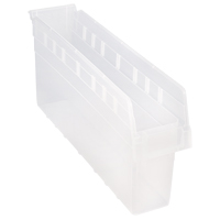 Bacs pour &eacute;tag&egrave;re Store-Max, 4-3/8" la x 8" H x 23-5/8" p, Transparent, Capacit&eacute; 68 lb PB Rental Co. Ltd.