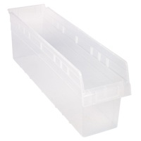 Bacs pour &eacute;tag&egrave;re Store-Max, 6-5/8" la x 8" H x 23-5/8" p, Transparent, Capacit&eacute; 68 lb PB Rental Co. Ltd.