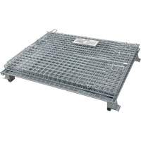 Conteneur repliable en m&eacute;tal grillag&eacute;, 40" la x 48" p x 42" h, Capacit&eacute; de 4000 lb PB Rental Co. Ltd.