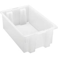 Contenant robuste Stack & Nest, 6" x 11" x 18", Transparent PB Rental Co. Ltd.