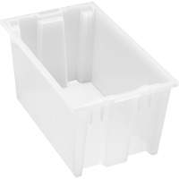 Contenant robuste Stack & Nest, 9" x 11" x 18", Transparent PB Rental Co. Ltd.
