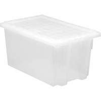 Contenant robuste Stack & Nest, 15" x 19,5" x 29,5", Transparent PB Rental Co. Ltd.