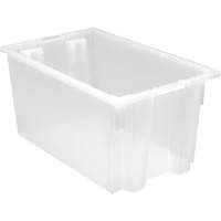 Contenant robuste Stack & Nest, 12" x 19,5" x 23,5", Transparent PB Rental Co. Ltd.