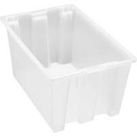 Contenant robuste Stack & Nest, 15" x 19,5" x 29,5", Transparent PB Rental Co. Ltd.