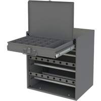 Armoire d'entreposage pour fil et borne, Acier, 1 tiroirs, 15-9/16" x 11-7/8" x 16-3/8", Gris PB Rental Co. Ltd.