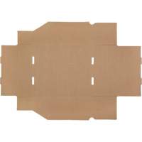 Boîtes profondes en carton ondul&eacute;, 11-3/4" la x 11-1/4" p x 4-1/2" h, Beige PB Rental Co. Ltd.