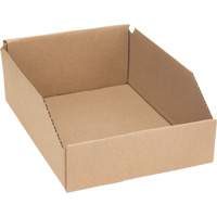 Boîtes profondes en carton ondul&eacute;, 8-3/4" la x 11-1/4" p x 4-1/2" h, Beige PB Rental Co. Ltd.