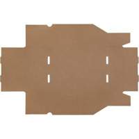 Boîtes profondes en carton ondul&eacute;, 8-3/4" la x 11-1/4" p x 4-1/2" h, Beige PB Rental Co. Ltd.