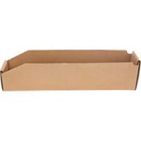 Boîtes profondes en carton ondul&eacute;, 1-7/8" la x 17-1/8" p x 4-1/2" h, Beige PB Rental Co. Ltd.