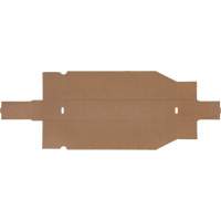 Boîtes profondes en carton ondul&eacute;, 1-7/8" la x 17-1/8" p x 4-1/2" h, Beige PB Rental Co. Ltd.