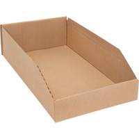 Boîtes profondes en carton ondul&eacute;, 9-3/4" la x 17-1/4" p x 4-1/2" h, Beige PB Rental Co. Ltd.