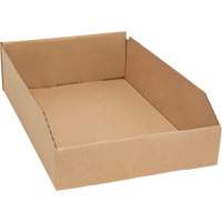Boîtes profondes en carton ondul&eacute;, 11-3/4" la x 17-1/4" p x 4-1/2" h, Beige PB Rental Co. Ltd.