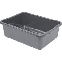 Bac d'entreposage tout usage &agrave; fond rainur&eacute;, 7" ha x 15" p x 21" lo, Plastique, Gris PB Rental Co. Ltd.
